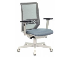 Кресло руководителя Бюрократ EXPERT серый сиденье голубой 38-405 сетка/ткань с подголов. крестовина пластик пластик белый-foto5