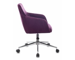 Кресло Бюрократ CH-380SL сливовый Italia 23 крестовина металл хром-foto3