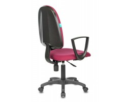 Кресло Бюрократ CH-1300N бордовый Престиж+ 3C18 крестовина пластик-foto4