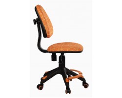 Кресло детское Бюрократ KD-4-F оранжевый жираф крестовина пластик подст.для ног-foto3