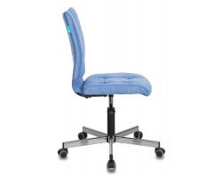 Кресло Бюрократ CH-330M голубой Velvet 86 крестовина металл хром-foto3