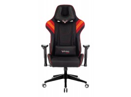 Кресло игровое Zombie VIKING 4 AERO черный/красный текстиль/эко.кожа с подголов. крестовина пластик-foto2