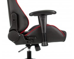 Кресло игровое Zombie VIKING 4 AERO черный/красный текстиль/эко.кожа с подголов. крестовина пластик-foto11