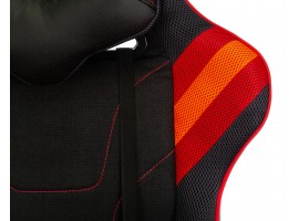 Кресло игровое Zombie VIKING 4 AERO черный/красный текстиль/эко.кожа с подголов. крестовина пластик-foto8