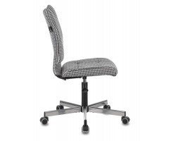 Кресло Бюрократ CH-330M черный/белый Morris гусин.лапка крестовина металл-foto3