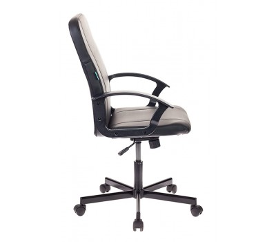 Кресло Бюрократ CH-551 черный Leather Black эко.кожа крестовина металл черный