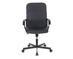 Кресло Бюрократ CH-551 черный Leather Black эко.кожа крестовина металл черный-foto2