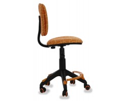 Кресло детское Бюрократ CH-204-F оранжевый жираф крестовина пластик подст.для ног-foto3