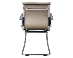 Кресло Бюрократ CH-993-Low-V золотистый сетка низк.спин. полозья металл хром-foto4