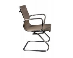 Кресло Бюрократ CH-993-Low-V золотистый сетка низк.спин. полозья металл хром-foto3