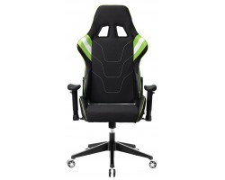 Кресло игровое Zombie VIKING 4 AERO черный/салатовый текстиль/эко.кожа с подголов. крестовина пластик-foto6