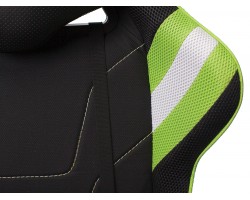 Кресло игровое Zombie VIKING 4 AERO черный/салатовый текстиль/эко.кожа с подголов. крестовина пластик-foto13