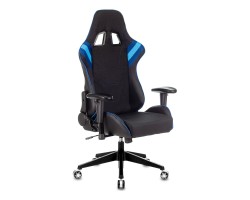 Кресло игровое Zombie VIKING 4 AERO черный/синий текстиль/эко.кожа с подголов. крестовина пластик-foto12