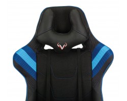 Кресло игровое Zombie VIKING 4 AERO черный/синий текстиль/эко.кожа с подголов. крестовина пластик-foto7