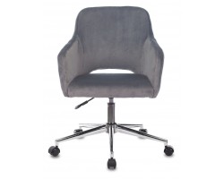 Кресло Бюрократ CH-380SL серая жемчужина Italia 26 крестовина металл хром-foto2