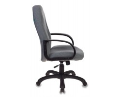 Кресло руководителя Бюрократ T-898AXSN серый 10-128 крестовина пластик-foto2