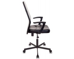 Кресло Бюрократ CH-605 черный эко.кожа крестовина металл черный-foto3