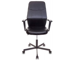 Кресло Бюрократ CH-605 черный эко.кожа крестовина металл черный-foto2