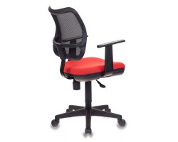 Кресло Бюрократ Ch-797AXSN черный сиденье красный 26-22 сетка/ткань крестовина пластик-foto4