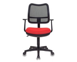 Кресло Бюрократ Ch-797AXSN черный сиденье красный 26-22 сетка/ткань крестовина пластик-foto2