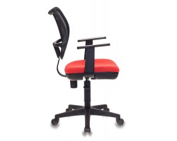 Кресло Бюрократ Ch-797AXSN черный сиденье красный 26-22 сетка/ткань крестовина пластик-foto3