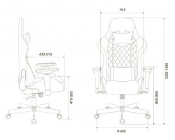 Кресло игровое Zombie VIKING 7 KNIGHT Fabric черный текстиль/эко.кожа с подголов. крестовина металл-foto18