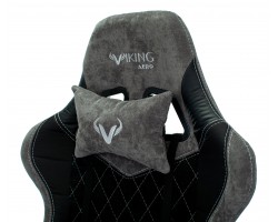 Кресло игровое Zombie VIKING 7 KNIGHT Fabric черный текстиль/эко.кожа с подголов. крестовина металл-foto10