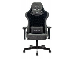 Кресло игровое Zombie VIKING 7 KNIGHT Fabric черный текстиль/эко.кожа с подголов. крестовина металл-foto2