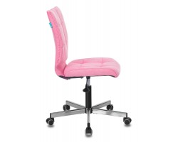 Кресло Бюрократ CH-330M розовый Velvet 36 крестовина металл хром-foto3