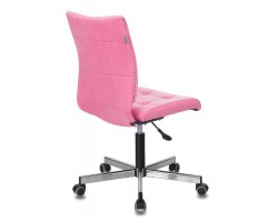 Кресло Бюрократ CH-330M розовый Velvet 36 крестовина металл хром-foto4