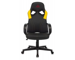 Кресло игровое Zombie RUNNER черный/желтый эко.кожа крестовина пластик-foto2