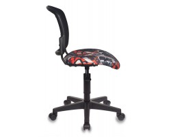 Кресло детское Бюрократ CH-296NX черный сиденье черный граффити крестовина пластик-foto3