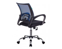 Кресло Бюрократ CH-695NSL синий TW-05 сиденье черный TW-11 сетка/ткань крестовина металл хром-foto4