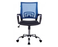 Кресло Бюрократ CH-695NSL синий TW-05 сиденье черный TW-11 сетка/ткань крестовина металл хром-foto2