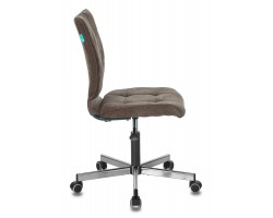 Кресло Бюрократ CH-330M темно-коричневый Light-10 крестовина металл хром-foto3