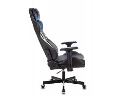 Кресло игровое Zombie VIKING TANK черный/синий/белый эко.кожа с подголов. крестовина металл-foto5