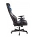 Кресло игровое Zombie VIKING TANK черный/синий/белый эко.кожа с подголов. крестовина металл