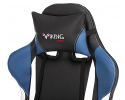 Кресло игровое Zombie VIKING TANK черный/синий/белый эко.кожа с подголов. крестовина металл-foto9