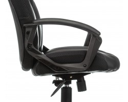 Кресло игровое Zombie VIKING-9 черный текстиль/эко.кожа крестовина пластик-foto5