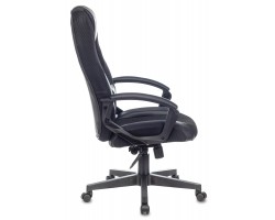 Кресло игровое Zombie VIKING-9 черный текстиль/эко.кожа крестовина пластик-foto3