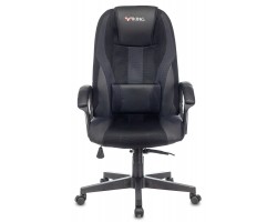 Кресло игровое Zombie VIKING-9 черный текстиль/эко.кожа крестовина пластик-foto2