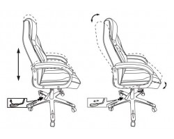 Кресло игровое Zombie VIKING 2 AERO Edition черный текстиль/эко.кожа крестовина пластик-foto6