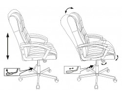 Кресло руководителя Бюрократ CH-823AXSN черный эко.кожа крестовина металл черный-foto5