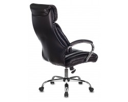 Кресло руководителя Бюрократ T-9904NSL черный Leather Venge Black эко.кожа крестовина металл хром-foto4