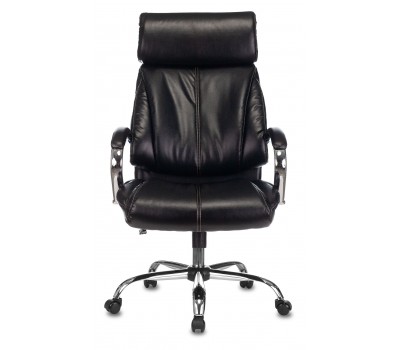 Кресло руководителя Бюрократ T-9904NSL черный Leather Venge Black эко.кожа крестовина металл хром Кресло руководителя Бюрократ T-9904NSL черный Leather Venge Black эко.кожа крестовина металл хром