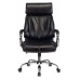 Кресло руководителя Бюрократ T-9904NSL черный Leather Venge Black эко.кожа крестовина металл хром