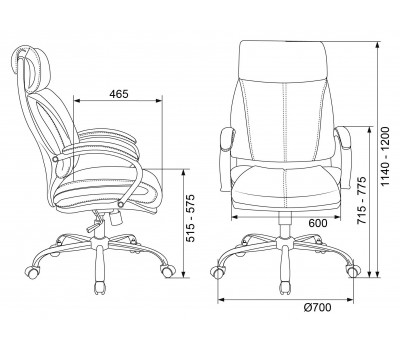 Кресло руководителя Бюрократ T-9904NSL черный Leather Venge Black эко.кожа крестовина металл хром Кресло руководителя Бюрократ T-9904NSL черный Leather Venge Black эко.кожа крестовина металл хром