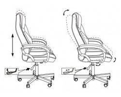 Кресло игровое Zombie VIKING 6 KNIGHT черный эко.кожа с подголов. крестовина металл-foto10