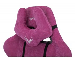 Кресло игровое Zombie VIKING KNIGHT Fabric малиновый Light-15 с подголов. крестовина металл-foto11