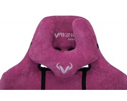 Кресло игровое Zombie VIKING KNIGHT Fabric малиновый Light-15 с подголов. крестовина металл-foto7